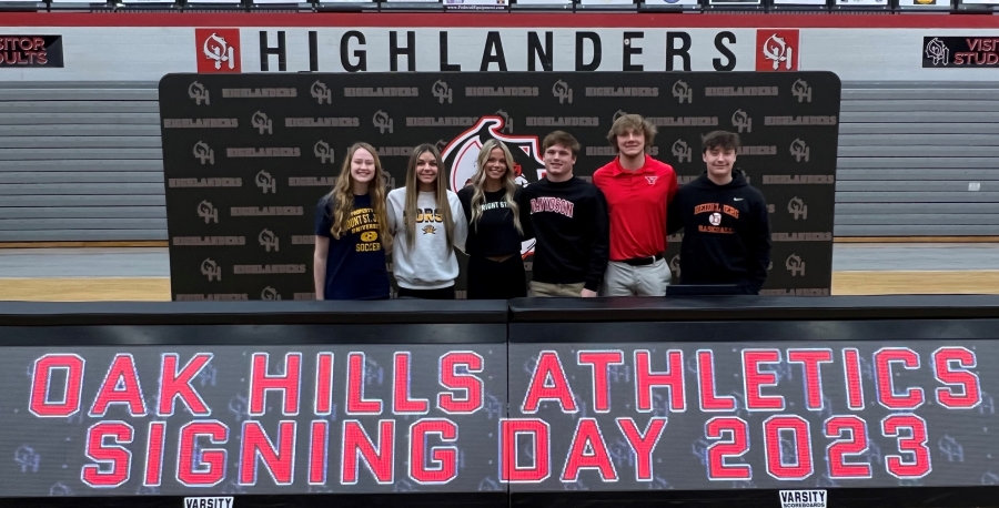 Oak Hills Athletics - Winter Signing Day Ceremony 2/1/23